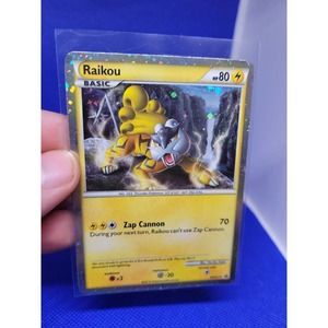 Pokémon TCG Raikou (HGSS Promo 19) Fall 2010 Collector's Tins HGSS19 Regular Pro